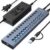 Powered USB 3.2 Hub, ACASIS 16 Ports USB 3.2 Hub(8 USB-A 3.2 Ports+8 USB-C 3.2 Ports), Aluminum USB Hub Powered with 96W Power Adapter, USB Hub for PC/Laptop, Computer, Flash Drive, Printer, Camera