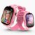 Smart Watch – Best Kid-Safe Phone Watch, Precision Real-Time GPS Tracking, Calls, Texts, Activity Tracking, School Mode, Parental Controls, SOS Button & Safety Alerts, Geo-Fence Zones (Pink)