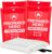 Prepared Hero Emergency Fire Blanket – 4 Pack – Fire Suppression for Kitchen, 40” x 40” Fiberglass Fire Blanket for Home