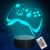Attivolife Gamepad 3D Lamp, Hologram Illusion Controller Night Light for Kid, 16 Colors Changing & Remote Dimmer Control, Cool Boy Girl Video Gaming Room Accessories as Xmas Birthday Gift for Teen