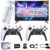 Wireless Retro Game Console Built-in 20000+ Games and 23 Emulators, 2025 New Plug & Play Retro Gaming Console with 4K Output & Dual 2.4G Controllers, Nostalgic Game Stick (62GB)