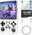 R36Max Handheld Game Console, 4.0 Inch IPS Video Gaming Console with 64GB TF Card, Ivory