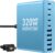 320W USB C Charger Block, 10-Port USB C Charging Station GaN III PD 65W PC Laptop Fast Charger Adapter for MacBook Pro/Air, DELL, iPad, iPhone, Samsung Galaxy (Light Blue)