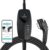 Lectron Level 1 J1772 EV Charger (WiFi) with App Control – 120V, 12 Amp, & 16 ft Cord – Portable Charger for J1772 EVs with NEMA 5-15 Plug – Compatible with All J1772 Evs