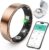 Smart Ring with Sleep Monitoring, Step Counting, Heart Rate, Blood Oxygen for iOS and Android, No Subscription Fee, IP68 Waterproof Health Tracker (Rose Gold, 10)