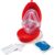 EMS XTRM Medical CPR Mask – CPR Pocket Resuscitator Mask, Oxygen Inlet, Elastic Head Strap, Clamshell Case, Antiseptic Prep Pads, and Gloves – Suitable for Adults/Child – 1 Pack