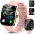 Smart Watch(Answer/Make Call), 1.96″ Smartwatch for Men Women, 2025 New Fitness Watch with 110+ Sport Modes, Pedometer, Heart Rate/Sleep Monitor, IP68 Waterproof Activity Tracker for Android iOS