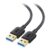 Cable Matters 5Gbps Long USB 3.0 Cable – 10ft, Male to Male USBA to USBA Cable, USB Cord, Black
