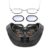 DEVASO Glasses Spacer Protector for PSVR2, Blue Light Blocking Glasses Compatible with Playstation VR2, Anti-Scratch Ring Adapter Prevent Eyeglass Glasses from Scratching for PS VR2 (1 Pair)