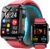 Blood Pressure Smart Watch with Air Bag Air Cuff, 1.92″ lPS Color Screen, 24/7 Heart Rate Blood Oxygen Sleep Respiration Rate Health Monitor Activity Tracker Familiy Data Sharing (Red)