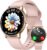 Smart Watch for Women Ultra Slim,1.32″ AMOLED Fitness Tracker with Heart Rate, Blood Oxygen, Sleep Monitor, Pedometer, Bluetooth Call, IP68 Waterproof, iPhone & Android – Pink