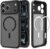 Spigen for iPhone 17 Pro Case, Ultra Hybrid MagFit [TPU Covered Camera Control] [Anti-Yellowing] [Compatible with Magsafe] – Frost Black