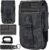 IronSeals Tactical Cell Phone Holster Pouch, Smartphone Pouch Phone Case Gadget Bag Molle Attachment Belt Holder Waist Bag for 4.7″-6.9″ with US Flag Patch and Gear Clip for iPhone 17 Pro/16 Pro