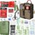 144 Pcs Advanced Trauma First Aid Kit – Emergency Camping Gear with Tourniquet, Compression Bandage, 36″ Splint | Portable Survival Gear for Outdoor, Home, Camping- Gift for Husband Dad and Wife-Brown