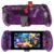 NexiGo Hall Effect Gripcon with Kickstand and HDMI Out for TV Docking, Hall Sensing Joystick for Switch/Switch OLED, Handheld Mode, 4K/1080P Supported HDMI and USB 3.0 Port, Purple