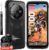 Blackview Fort 1 Rugged Phone Android 15, 18GB+256GB 2TB Expand 10000mAh Battery Rugged Smartphone Unlocked, Gemini AI 6.56 Inch 90Hz, 4G T-Mobile Dual SIM IP69K Waterproof, Fingerprint/NFC/OTG/GPS