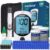 Metene TD-4116 Blood Glucose Monitor Kit, 150 Glucometer Strips, 150 Lancets, 1 Blood Sugar Monitor, Blood Sugar Test Kit with Control Solution, Lancing Device, No Coding, Large Display