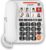 VTECH SN1127 Amplified Corded Answering System. 8 Photo Speed Dial, 90dB Ringer Volume, Big High-Contrast buttons, Audio Booster(+40db), Visual Ringer. Perfect for Seniors, Visually & Hearing Impaired