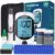 Metene TD-4116 Blood Glucose Monitor Kit, 100 Glucometer Strips, 100 Lancets, 1 Blood Sugar Monitor, Blood Sugar Test Kit with Control Solution, Lancing Device, No Coding, Large Display