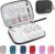 Travel Cable Organizer Bag, Electronics Organizer Tech Pouch with Double Layers for Cords, Chargers, Phone, Earphones, USBs, SD Cards – Travel Essentials Portable Waterproof Tech Pouch