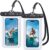 Lamicall Waterproof Phone Pouch Case – [2 Pack][Easy Lock & Heavy Duty] IPX8 Water Proof Cell Phone Dry Bag for Beach, Protector for iPhone 17 16 15 14 13 12 11 Pro Max Plus Air, Galaxy S25 S24, 4-7″