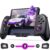 Spican Switch Controllers for Nintendo Switch/OLED, Full-Size Switch Joy-pad for Better Handheld Mode, Switch Accessories Wireless Pro Controller with Joystick Light/Battery/Turbo/Macro/4 Game Slot