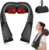 ALLJOY Neck Massager for Pain Relief Deep Tissue, Shiatsu Neck Back Massager with Heat, Christmas Gifts for Women Men Mom Dad Friend, Corded Use with Storage Bag