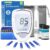 Glucose Monitor Kit, High Accuracy Blood Sugar Testing Kit with 100 Glucometer Strips & 100 Lancets, Larger-Screen Glucose Monitor with Lancing Devices, No Coding, Portable for Home or Travel