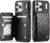 Vinich for iPhone 17 Pro Wallet Case with Card Holder, RFID Blocking Credit Slots Kickstand Shockproof Phone Cover Fit for iPhone 17 Pro 6.3″ Black