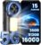 OUKITEL WP56 5G Rugged Smartphone Unlocked – 36GB+512GB/2TB Android 15 Rugged Phone,16000mAh Battery, 1000-Lumen Camping Light, 6.8″ FHD+ 120Hz,108MP Camera,128dB Loud Speaker Waterproof, NFC/GPS/OTG