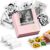 Sticker Printer, PM290C Portable Mini Printer, Inkless Bluetooth Sticker Maker with 3 Rolls Paper, Impresora Portátil for Notes, Journal, DIY, Gift, Print Pod for School/Office/Christmas, Pink