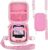 PAIYULE Kids Toys Smartphone Case Compatible with Luoba/for WEOLULI/for Yosfeng/for Joozfee Toddler Learning Play Mini Mobile Cell Phones Storage Holder for SD Cards Accessories- Pink(Box only)