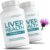 Liver Health Detox and Cleanse Supplement for Fatty Liver – Healthy Liver Blend with Artichoke Extract, Milk Thistle and Dandelion – Liver Support Support Supplements for Women & Men – 2 Bottles