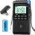 Pocket AM FM Radio with Bluetooth Receives1200mAh Rechargeable Battery Portable Transistor Radio with Best Reception,5W Big Speaker,LCD Screen,Earphone Jack,Support SD Card and USB Player for Jogging