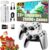 2025 New Retro Gaming Console Stick Pro, Video Games Console with 4K HDMI Output, Built-in 23 Classic Game Emulators, 20000+ Video Games with Dual 2.4G Wireless Controllers，Ideal for a Christmas gift for kids and retro game lovers(64G)