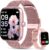 KALINCO Smart Watch Women [2 Bands, 44mm case] Alexa Fitness Tracker, Heart Rate, Sleep, Stress & SpO2 Monitor, IP68 Waterproof Smartwatch, Make/Answer Calls, Compatible with iPhone & Android Phones