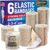 High-Performance Elastic Bandage Wrap – 6 Pack (2x2in, 2x3in, 2x4in) – Self-Closing Strong Compression Bandage Wrap for Leg, Ankles, Wrists, and Knees – for First Aid Kit and After Surgery Recovery